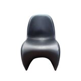 Chaise Panton noir édition Vitra