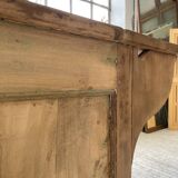 Two-sided central island counter in pine 220cm