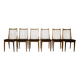 Mid-Century Teak Dining Chairs by WK Möbel, Set of 6, 1960s Design
