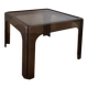 Smoked plexiglass side table, Prisunic