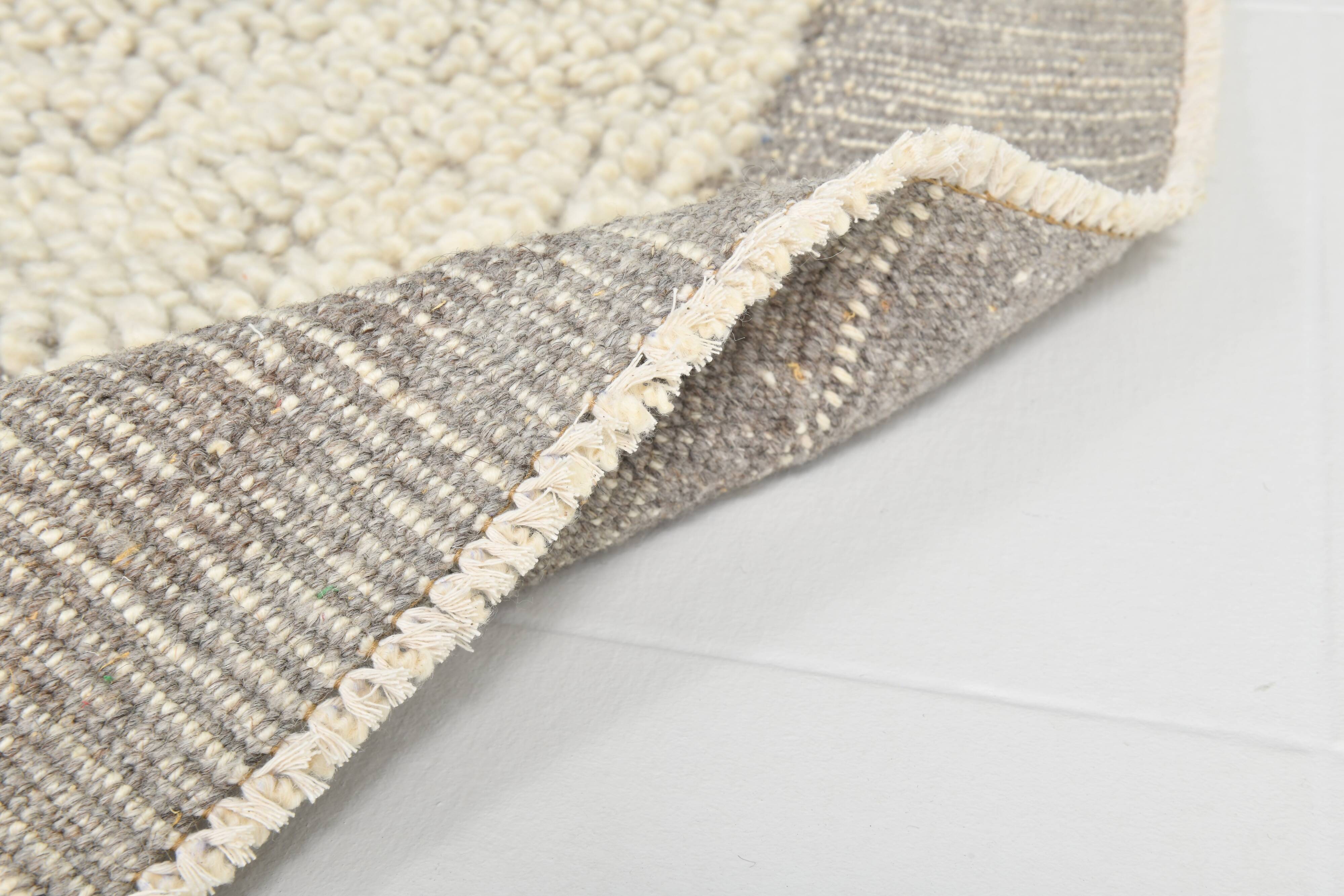 6x10 Gray Beige Modern Vintage Rug, 195x300Cm