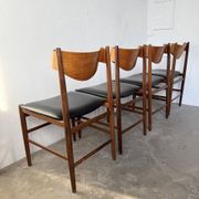 Set of 4 Italian chairs by Gianfranco Frattini.