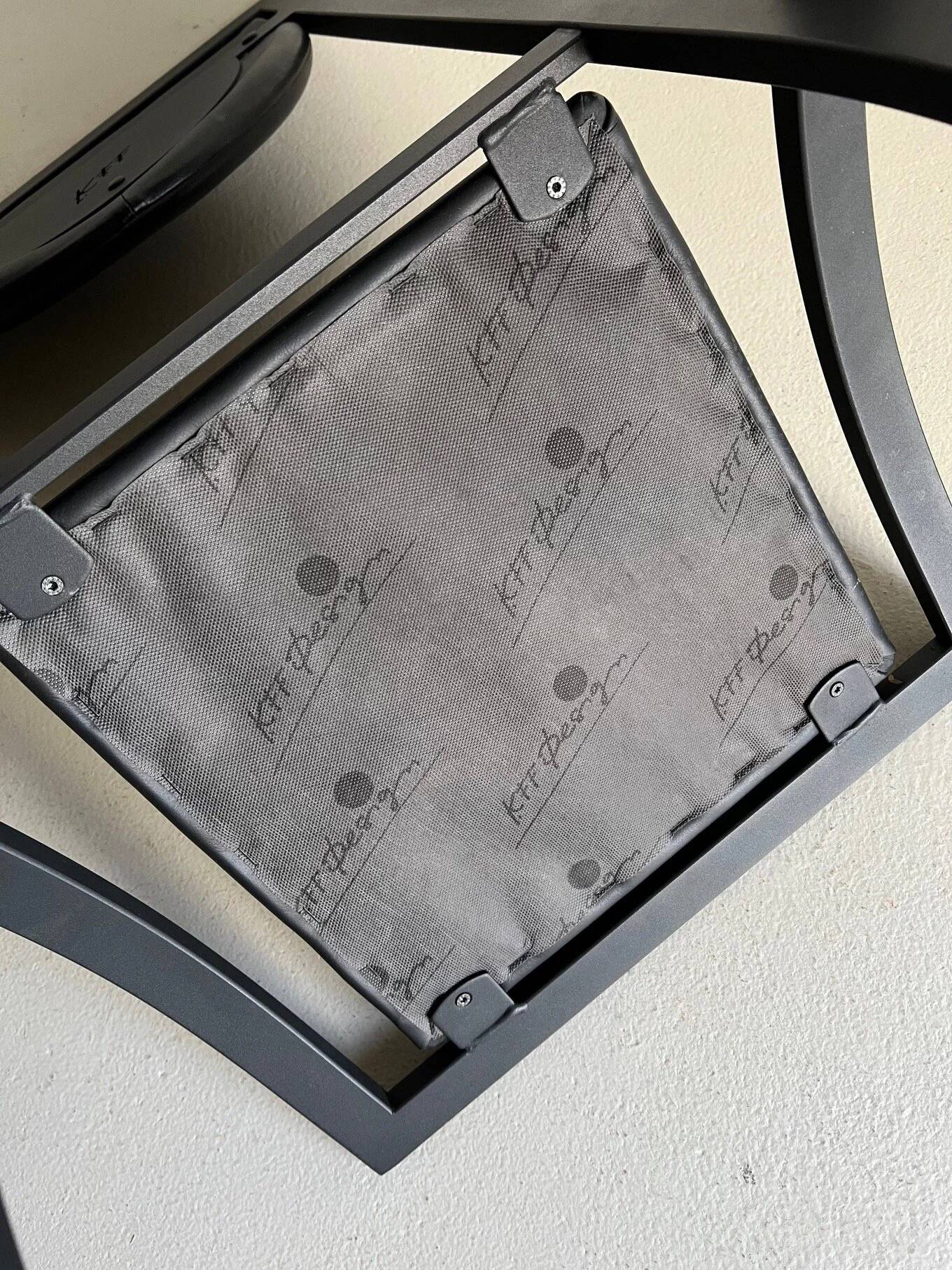 4 Black Sinus Chairs by Karl Friedrich Förster | Germany | 1990s