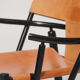 Hoop lounge chair by Werther Toffoloni & Piero Palange, cognac leather