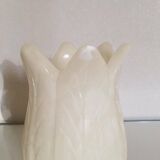Lampe tulipe en albâtre vintage