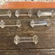 Series 6 Antique Knife Rest Moulded Glass Vintage Tableware