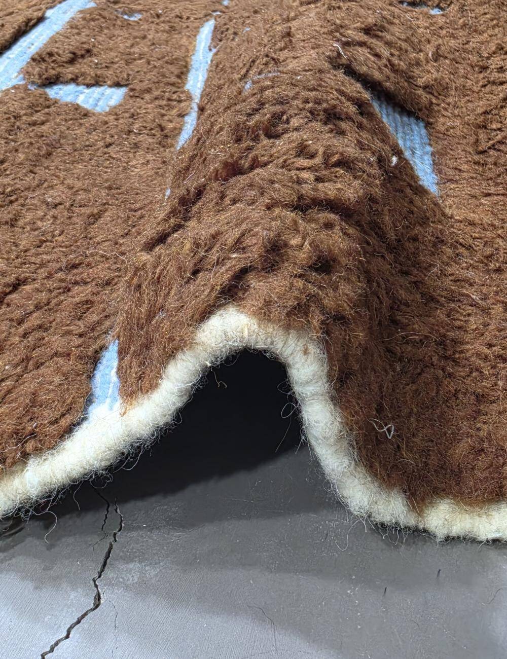 Moroccan Rug Brown Chocolate - 240 x 220 cm