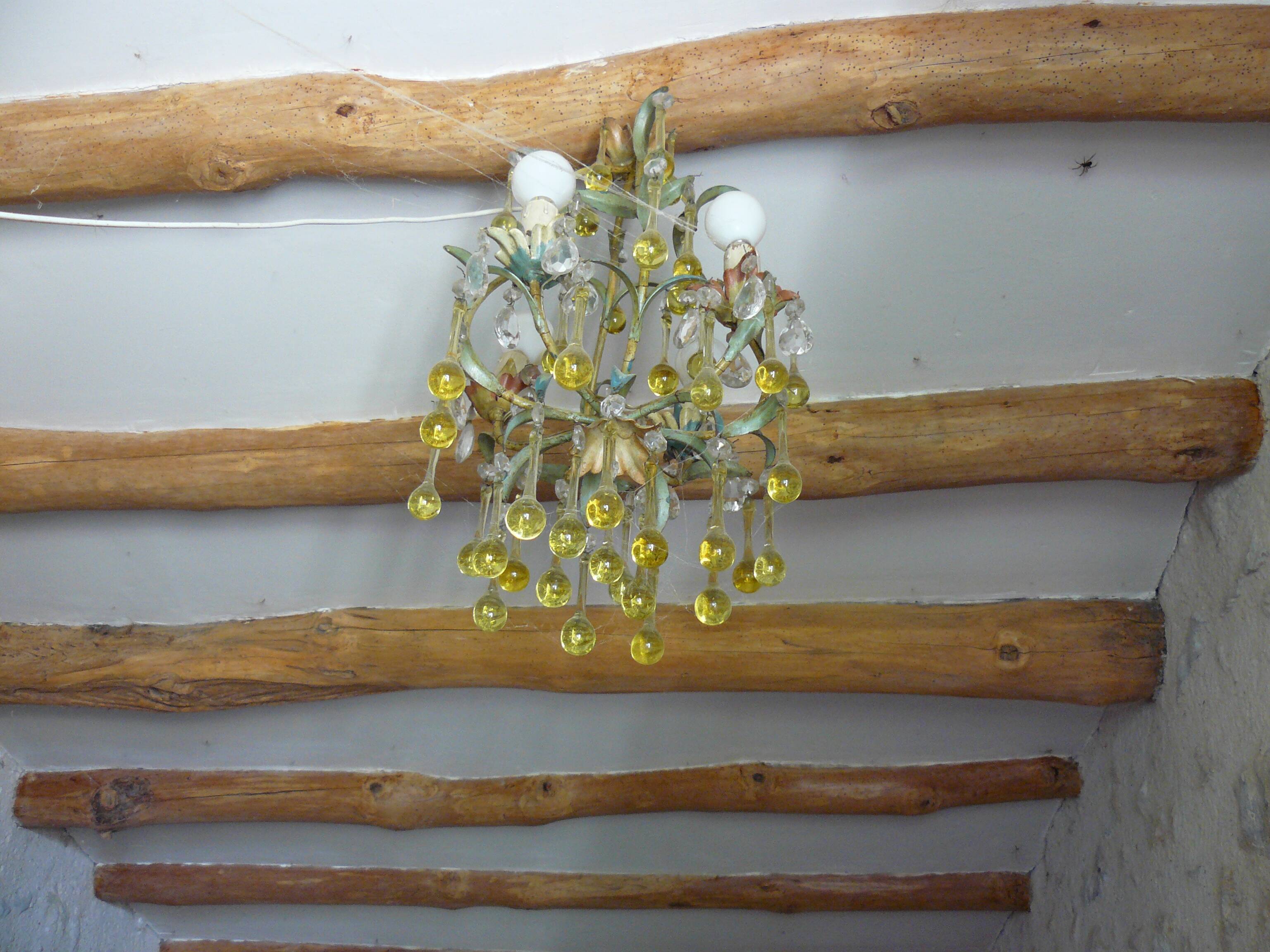 Small Murano drops chandelier