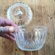 Vintage glass candy box from Reims