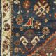 Ancient Persian carpet Shira from the 1880s, 80x120cm.