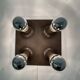 Mid-century space age wall lamp by Cosack Leuchten Germany , 1970’s