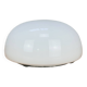 Opaline ball wall lamp made in Italy 20 cm, half sphere, vintage