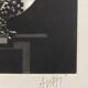 Mario avati (1921-2009), alligator, black and white, 1970