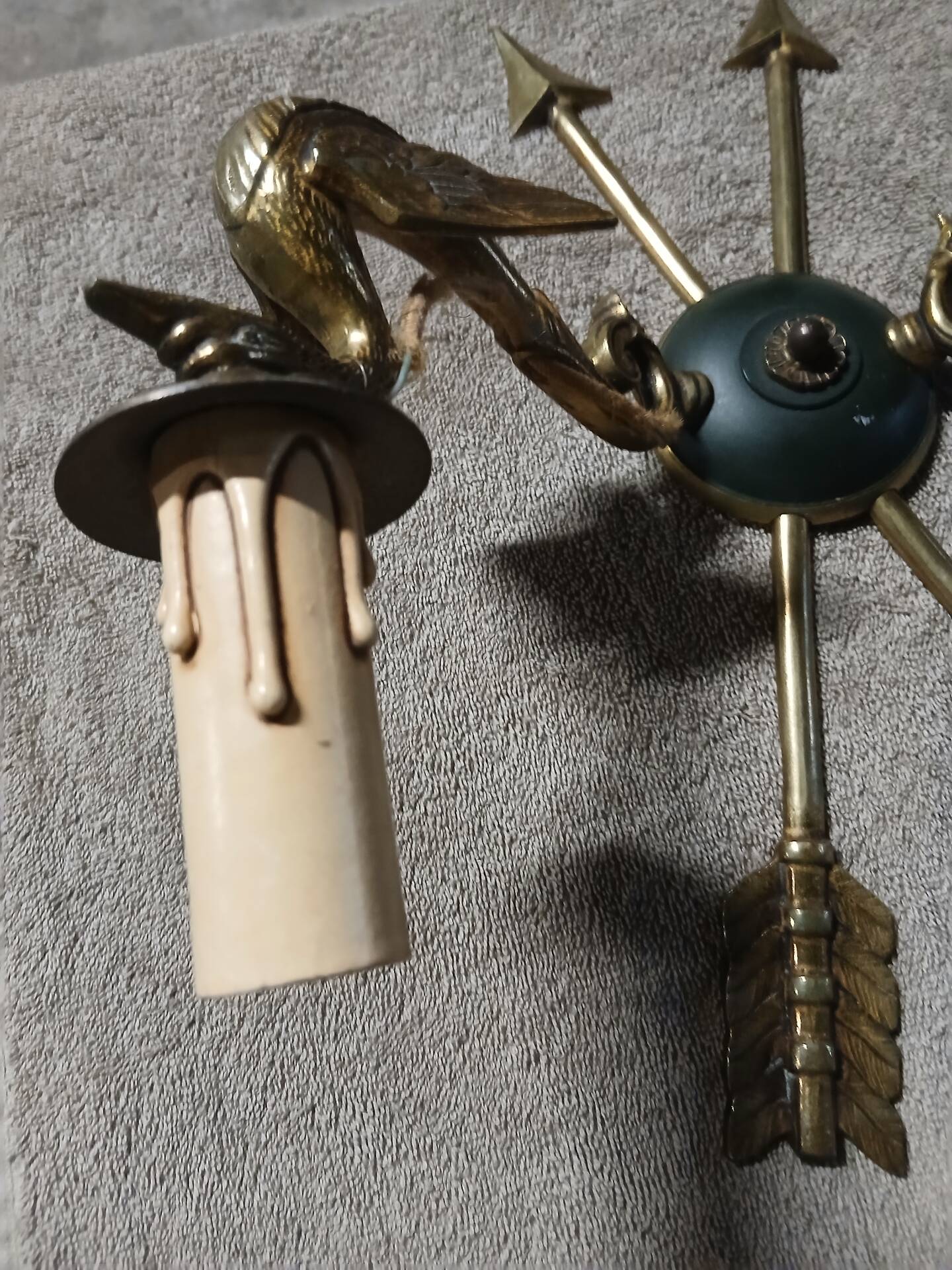 Pair of Empire style wall sconces