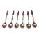 Set of 6 vintage silver-plated mocha spoons – Mark 90