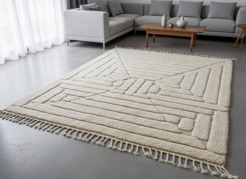 Handwoven Berber rug 150/250 cm