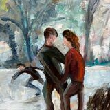 "The Skaters" – Pierre Faure (born in 1932)