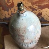 Sandstone lamp base.