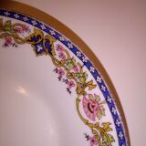 Porcelain cups of Limoges floral pattern