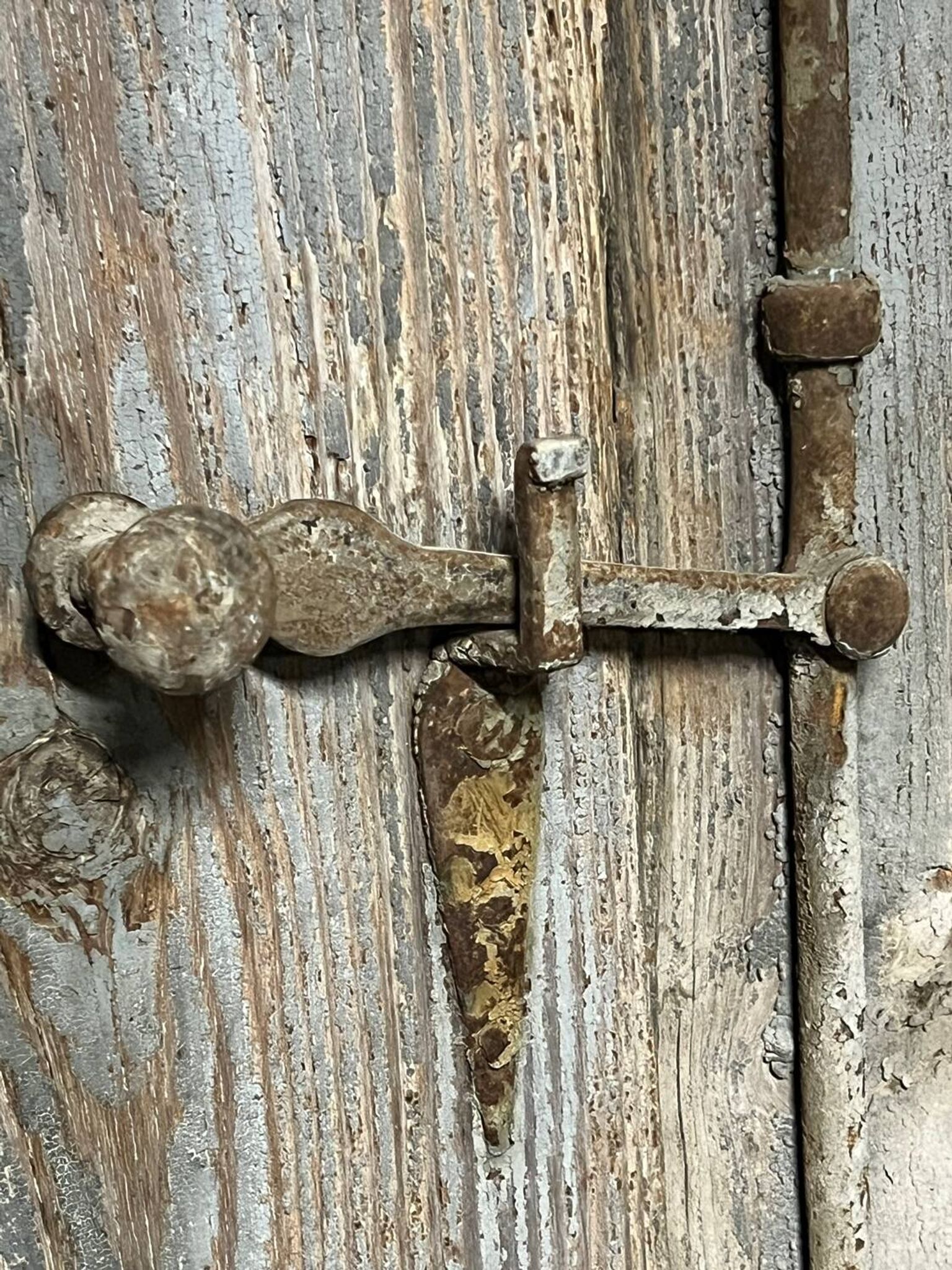 Pair of old shutters