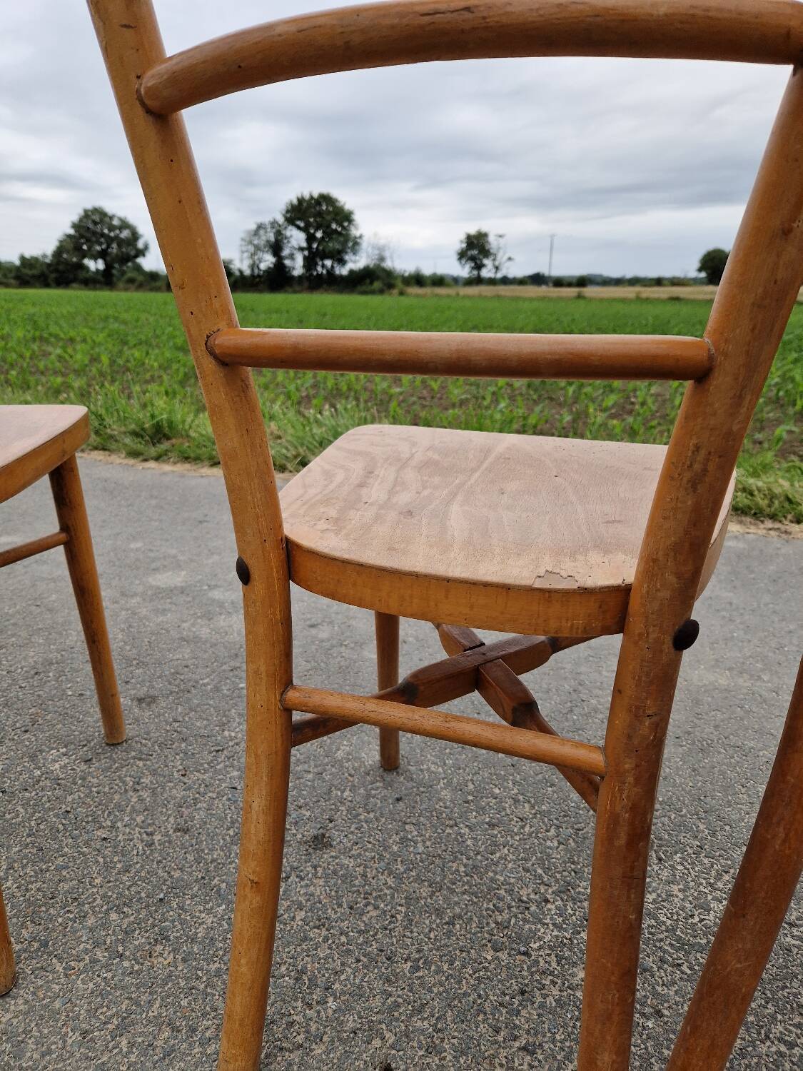Set of 3 bistro chairs