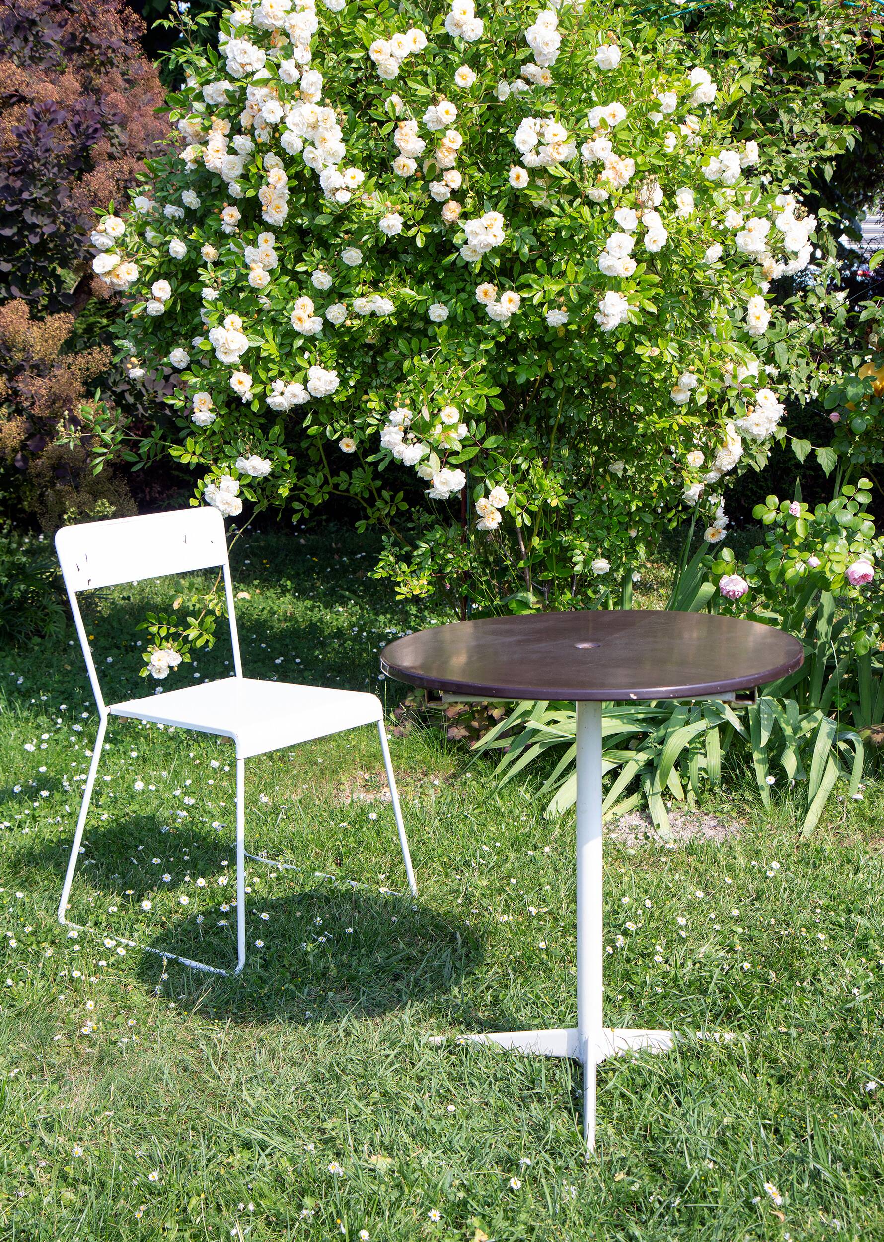 70s garden table, folding top