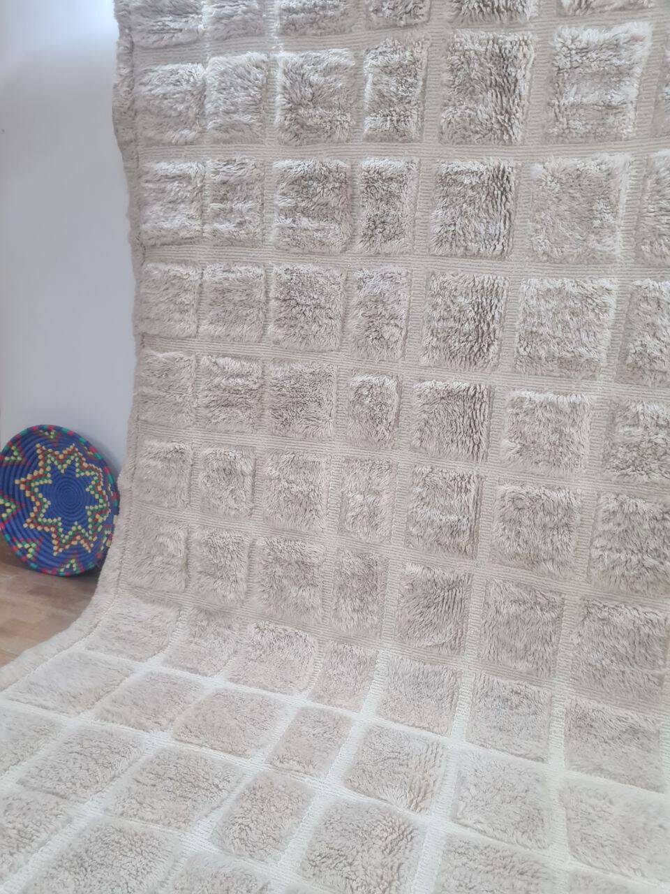 Large vintage MRIRT Berber rug in exceptional wool 260 x 180 cm