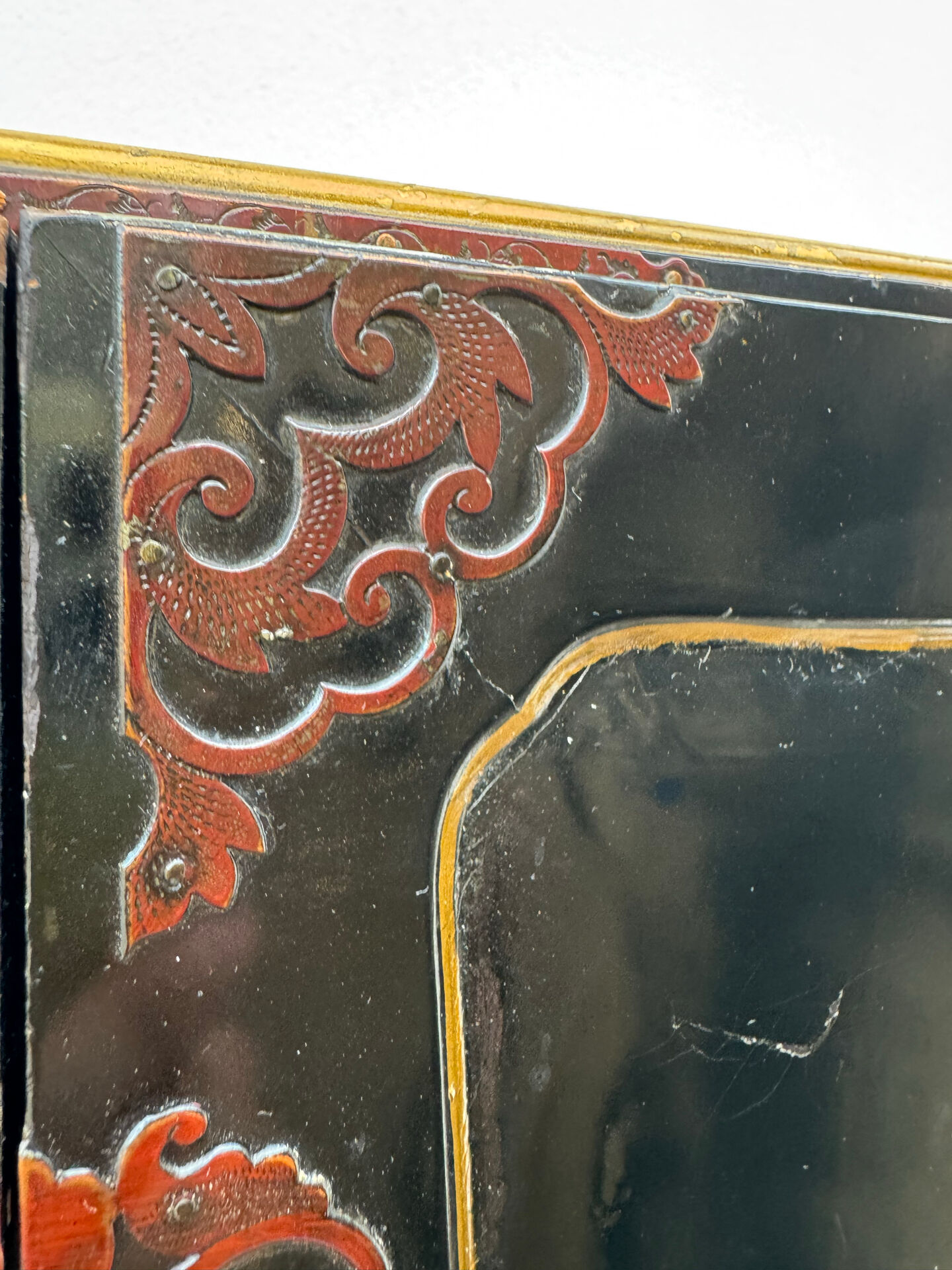 Japanese lacquered tansu from the early 20th century.