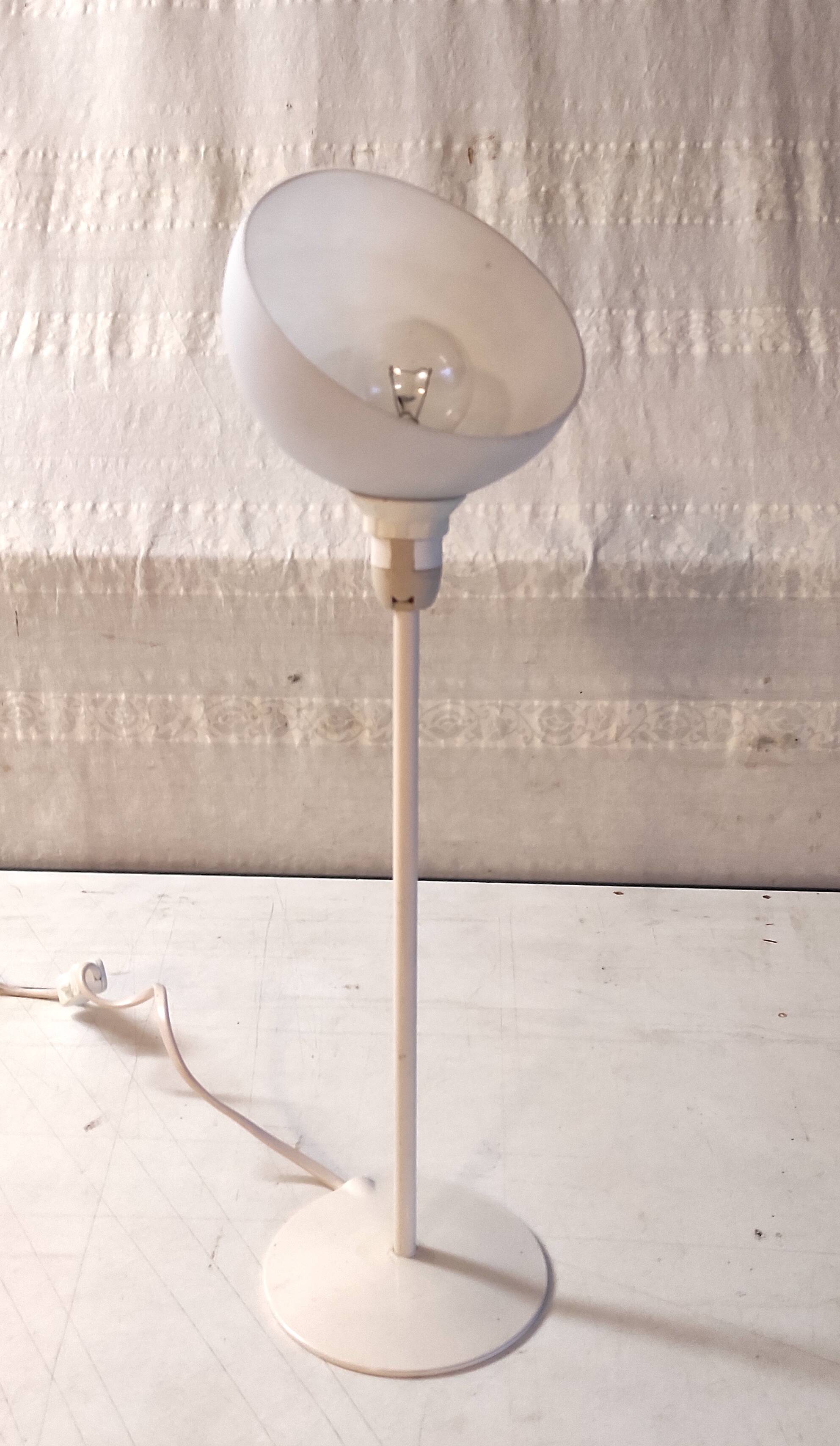 Opaline globe designer table lamp