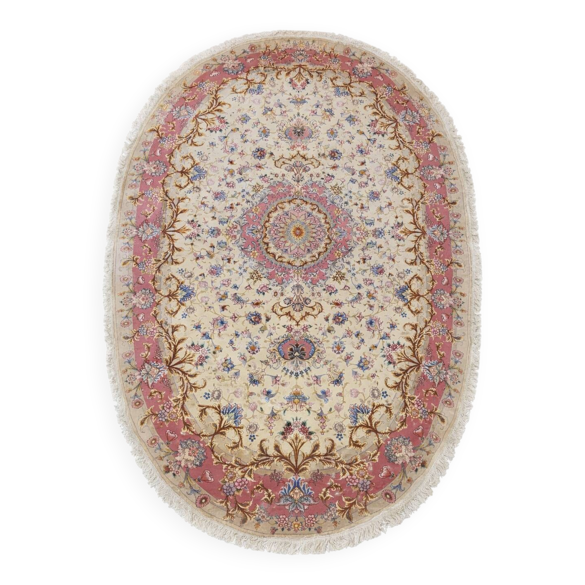 Tabriz Persian carpet 60 Raj hand-knotted – 298 × 202 cm