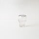 Moulded glass vase