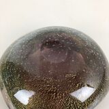 Murano glass ashtray "Golden Dust", Italy, 1970