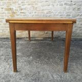 Farmhouse table with two extensions