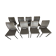 Set of 8 KIRIS Leather Chairs by the brand Gorini DIVANI