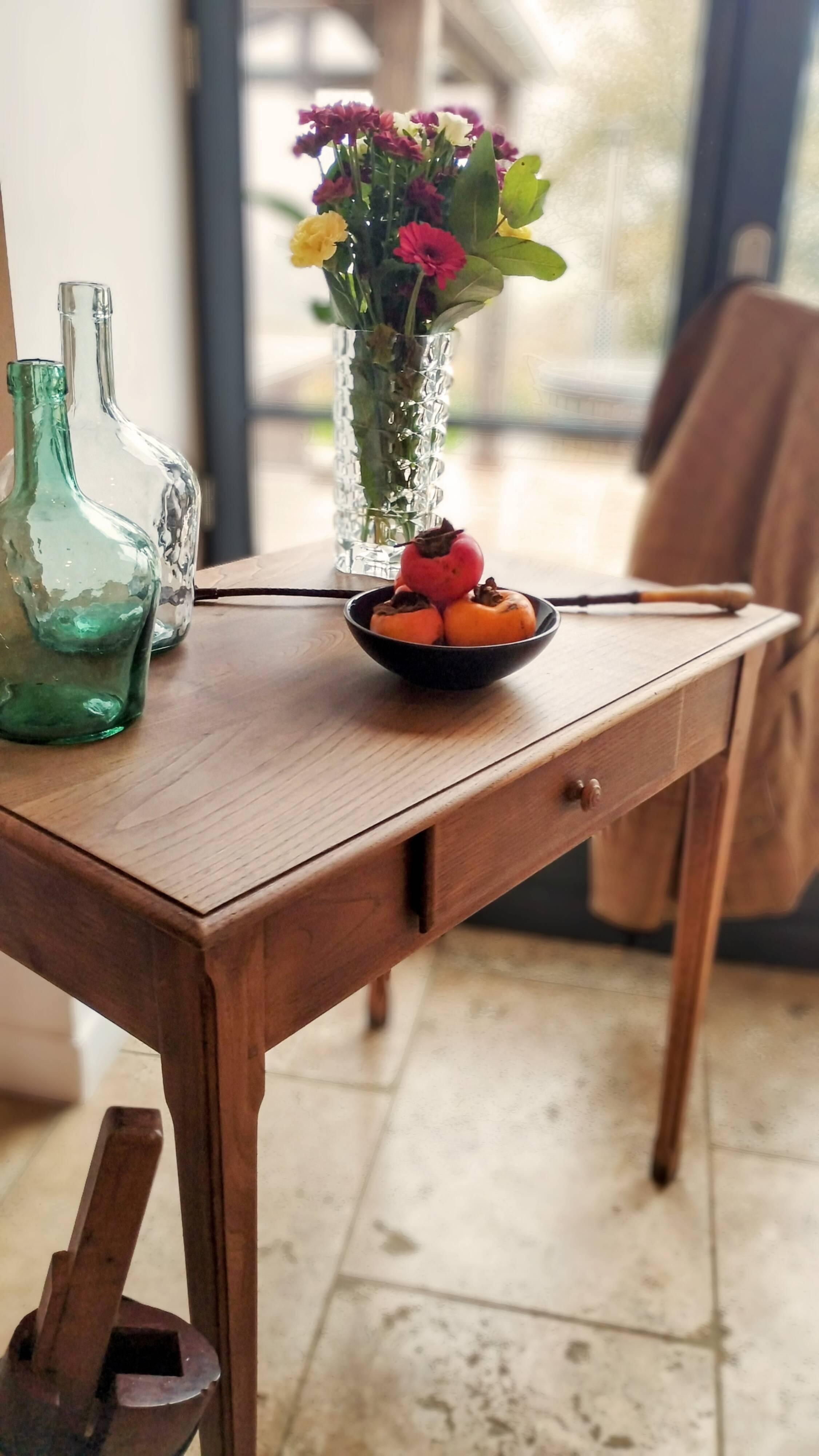 Oak side table
