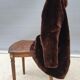 Chair canned 1900 marquetry and bronze louis XVI style