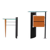 Set leolux side tables post modern, 1980s