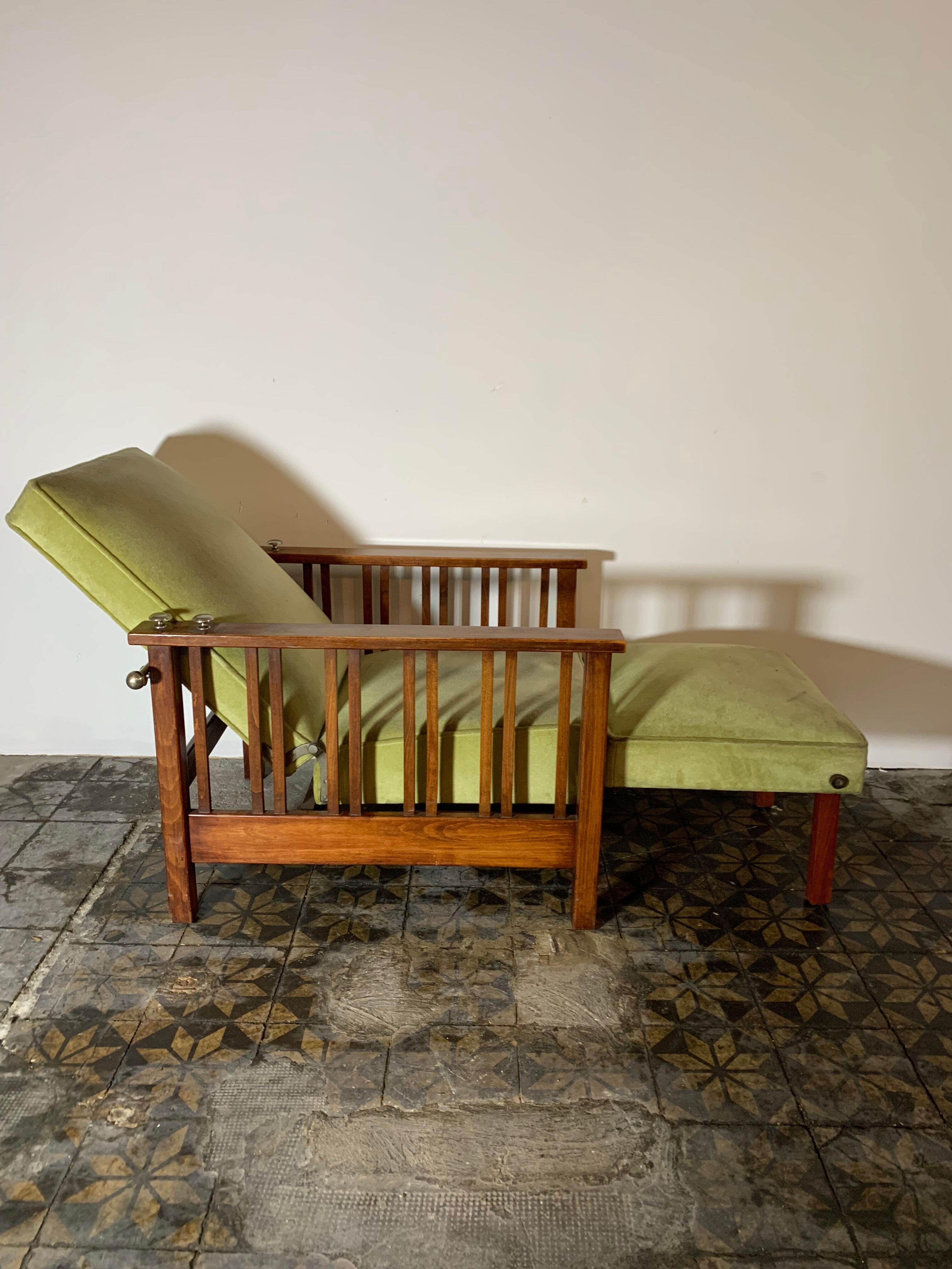 Art Deco armchair with system