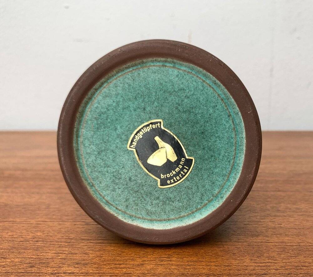 Minimalist Carafe Vase from Mid-Century German Workshop by Brockmann Extertal, 1960s