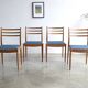 Set of four chairs by the English house G-Plan.