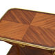 Mahogany and rosewood table