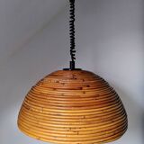 Rattan pendant light, Italy