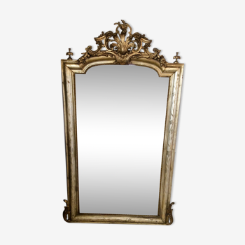 Miroir doré ancien 95x155cm