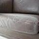 1970s danish brown leather 3-seater sofa