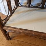 Rattan shelf