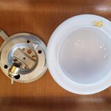 White opaline ceiling lamp