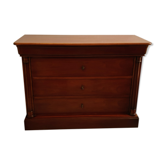 Massive cherry chest of drawers Roche and Bobois