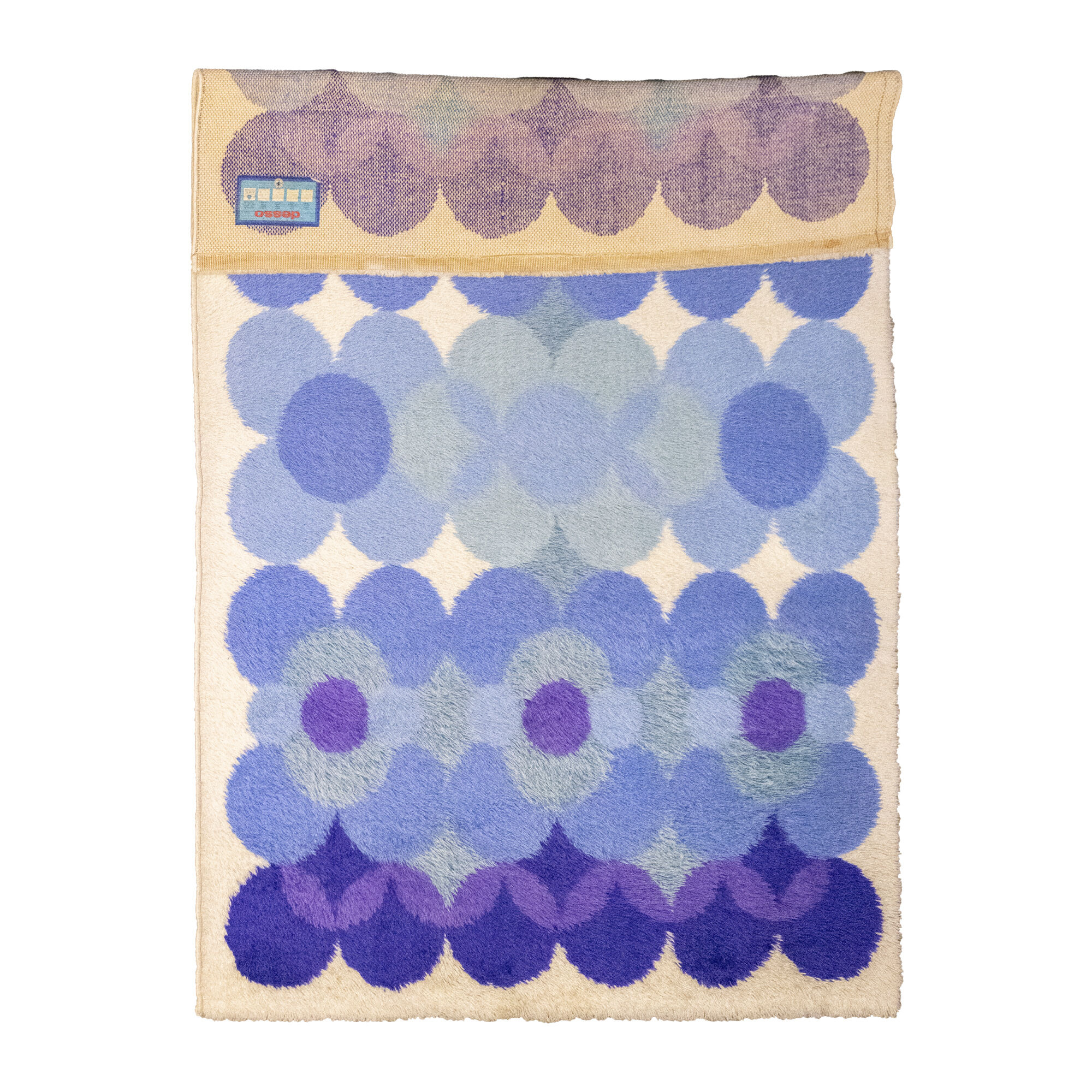 Blue flower Desso carpet