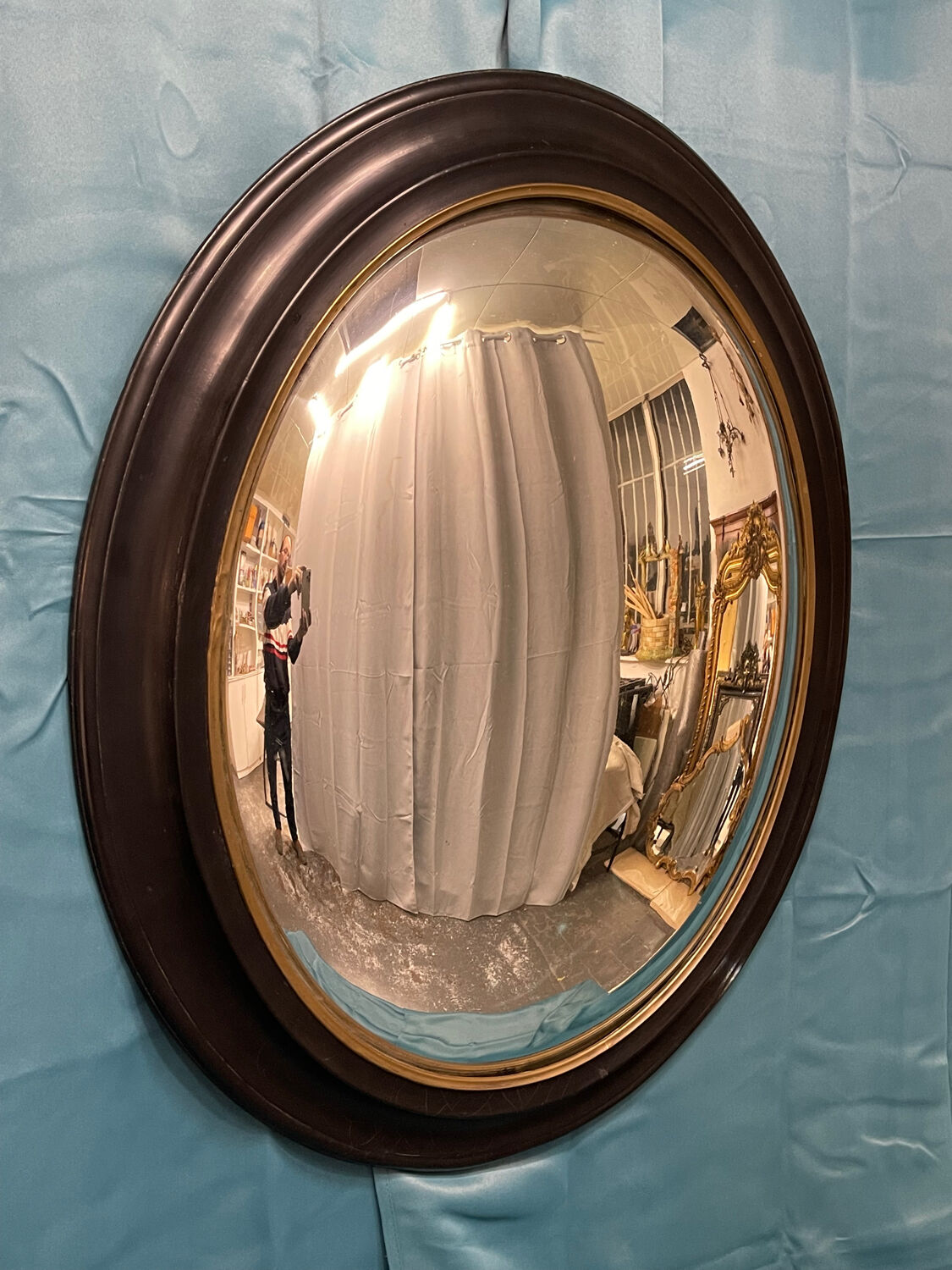 Mirror 90x75 witch of period Napoleon III 1870