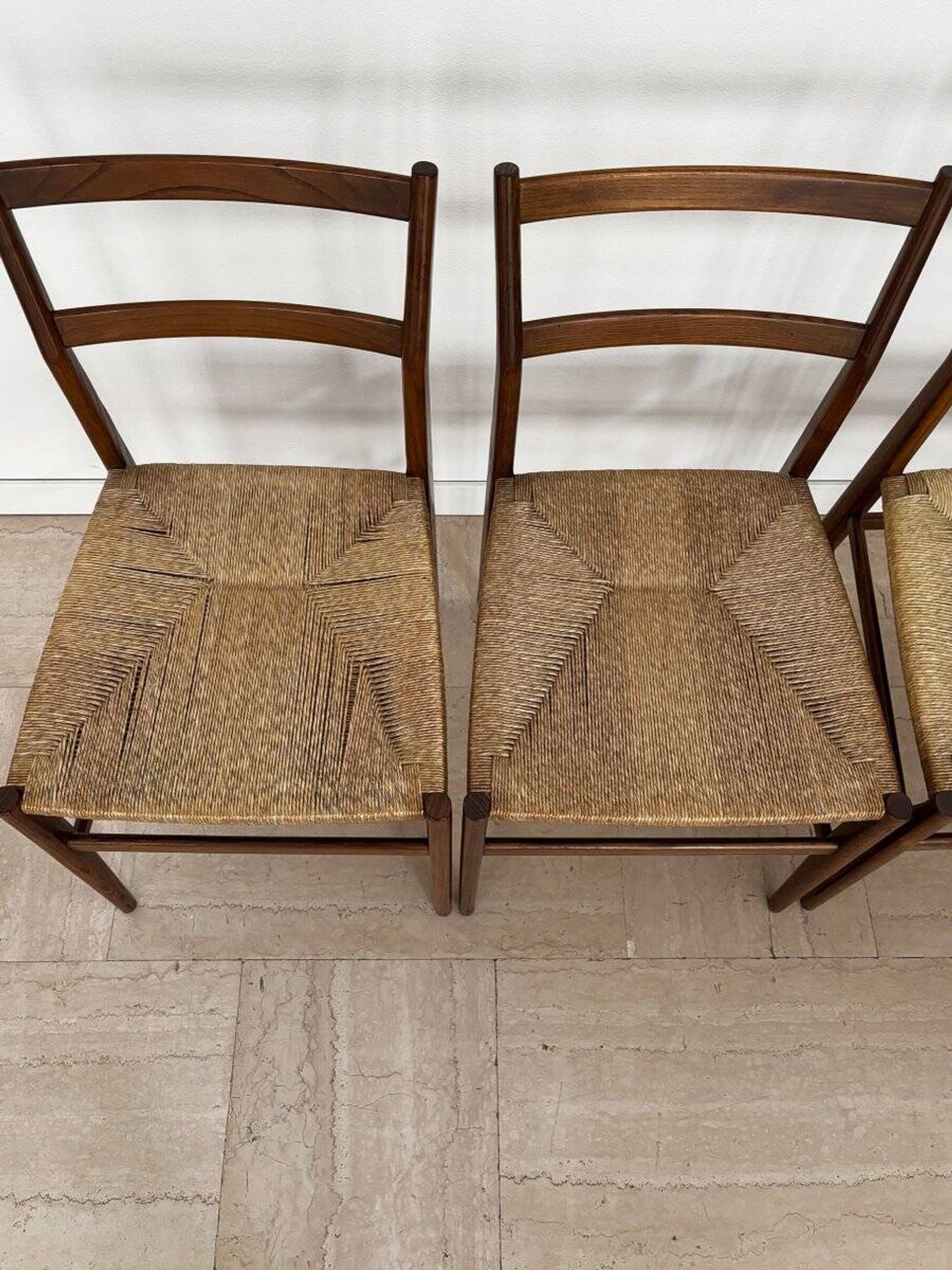 Leggera Model Chairs Designed by Gio Ponti for Cassina, Italy, 1950s, Set of 4